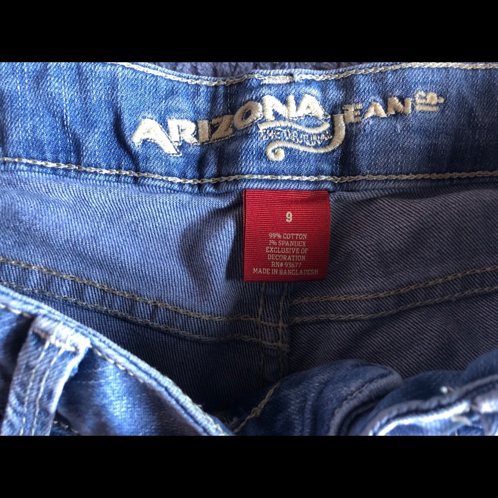 Arizona Jeans High Waisted Jean Shorts